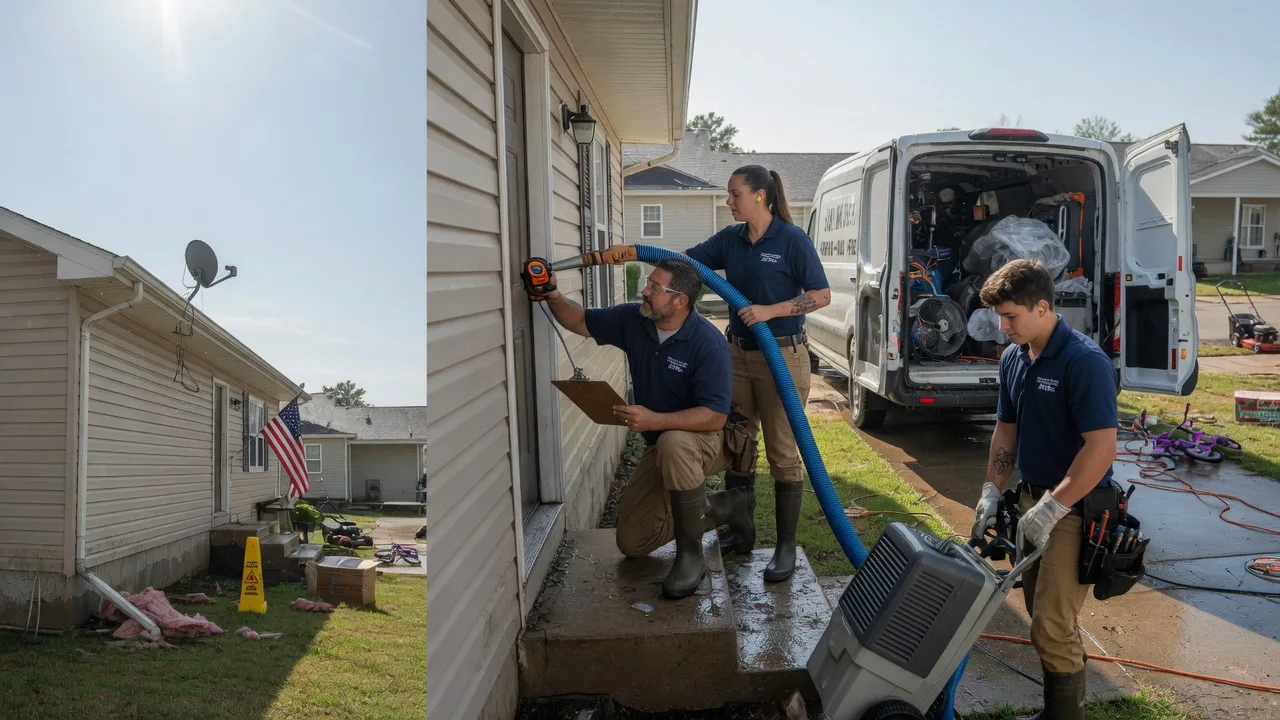 Ceiling Water Damage Restoration in Healy, KS near me